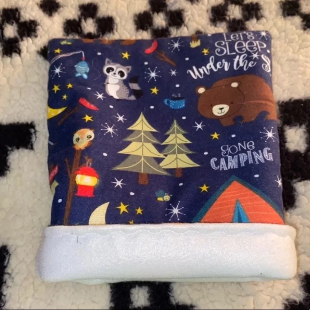 Small pet guinea pig hedgehog rat cozy set of two hide and sack